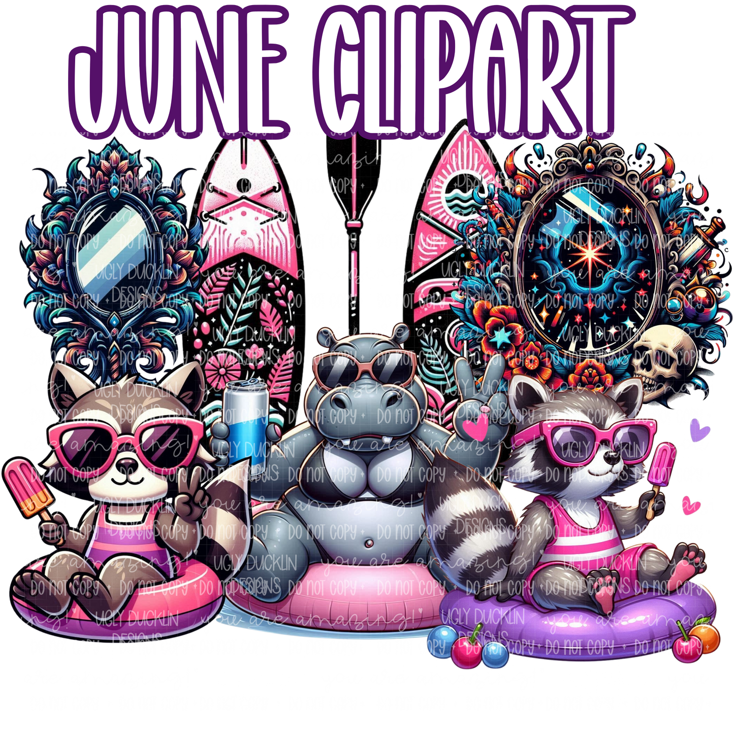 June Clipart 25 Drive PNG