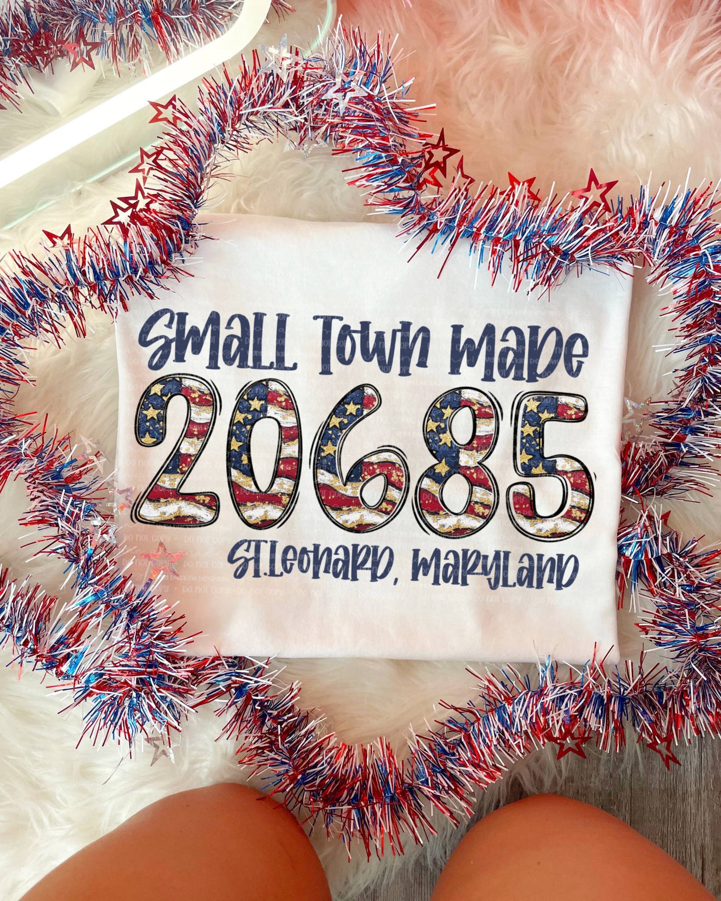 Personalized zip code png