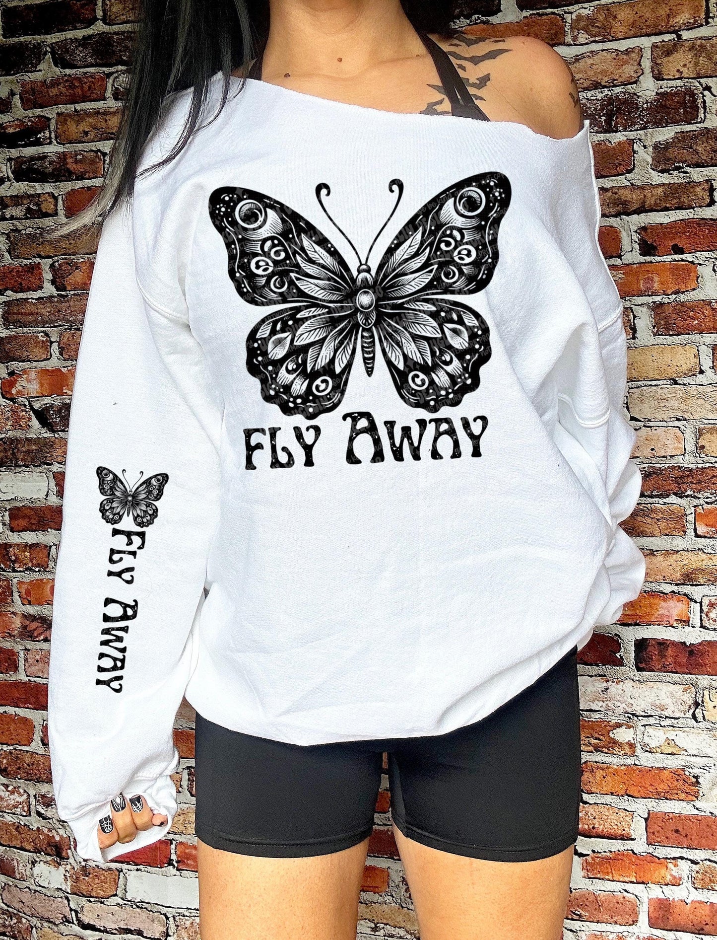 Fly Away PNG Self Love Digital Design Mental Health Sublimation Design