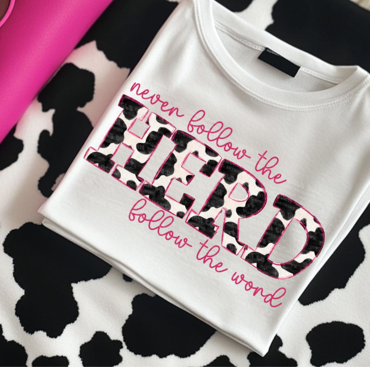 Follow the Word PNG Western Digital Design Faith Sublimation Design