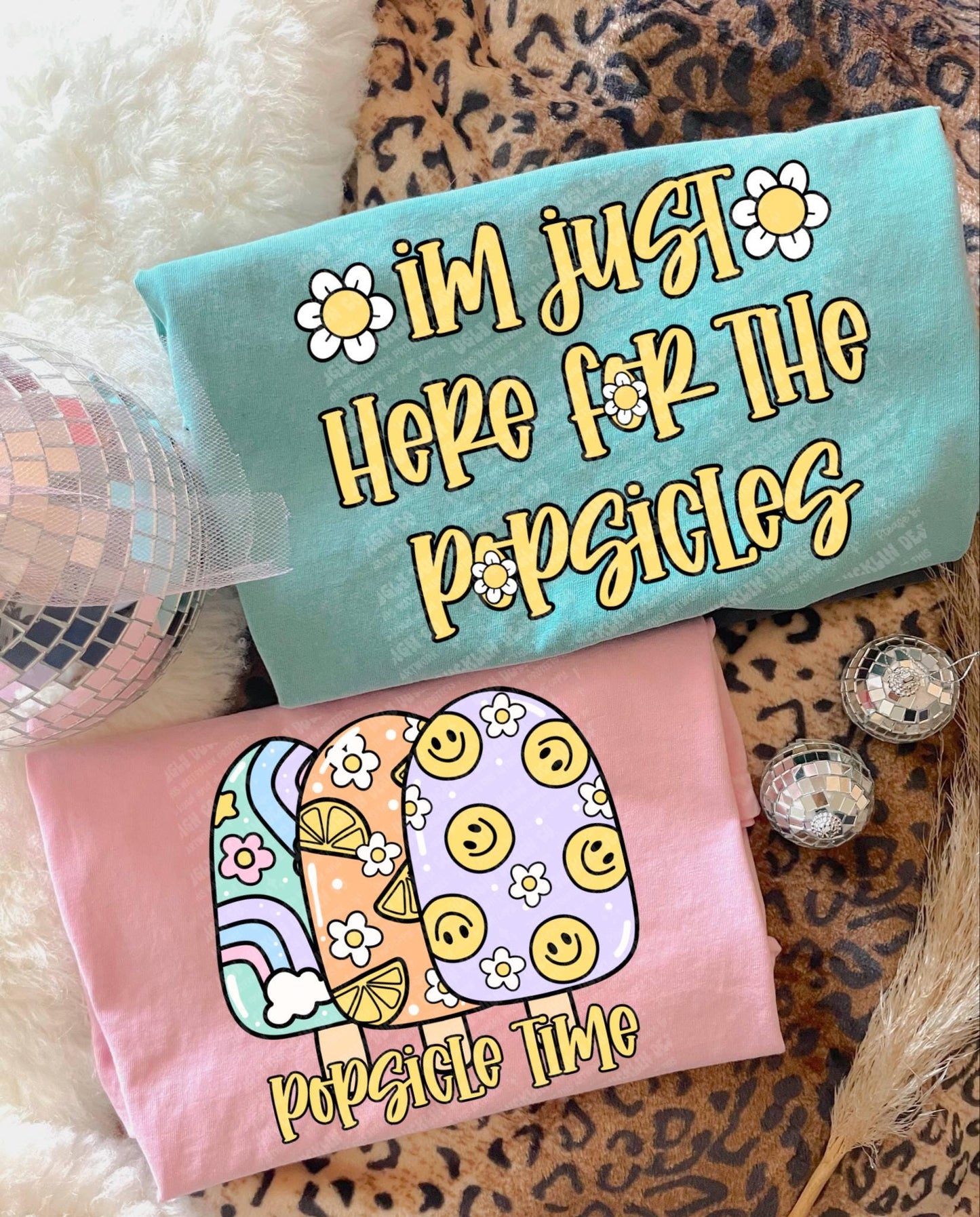Just Here for Popsicles PNG Summer Digital Download Kids Sublimation