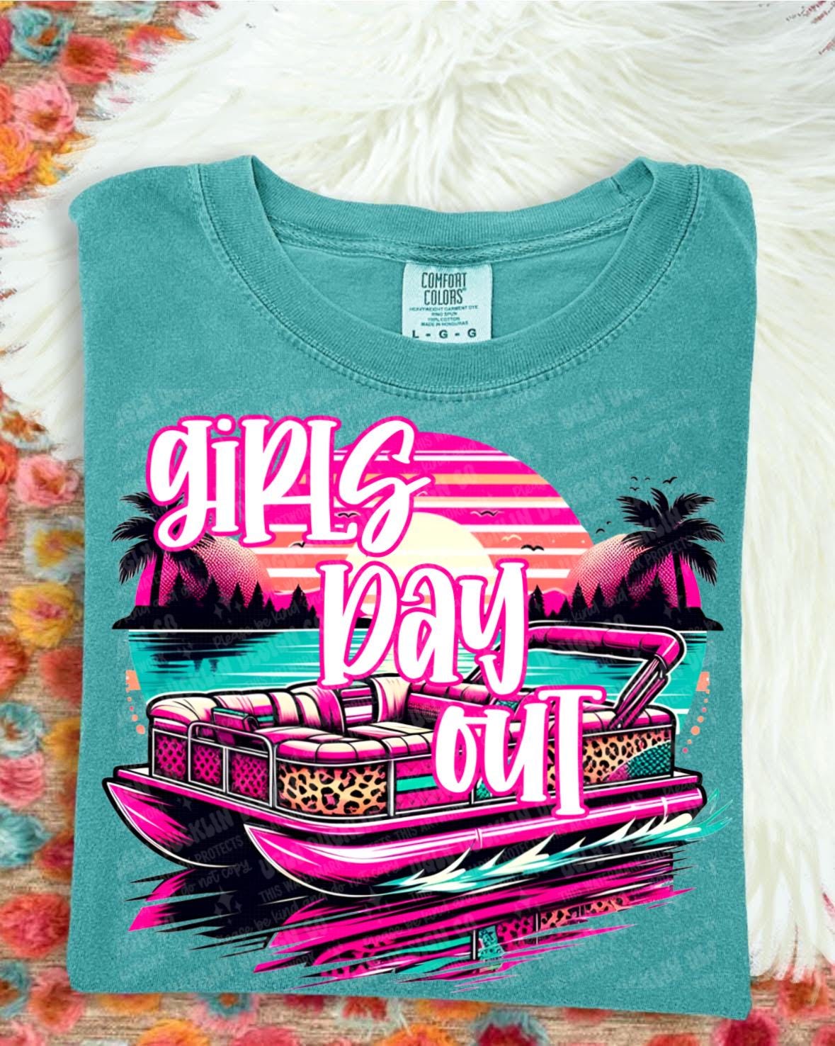 Girls Day Out PNG Summer Digital Design Sublimation Design