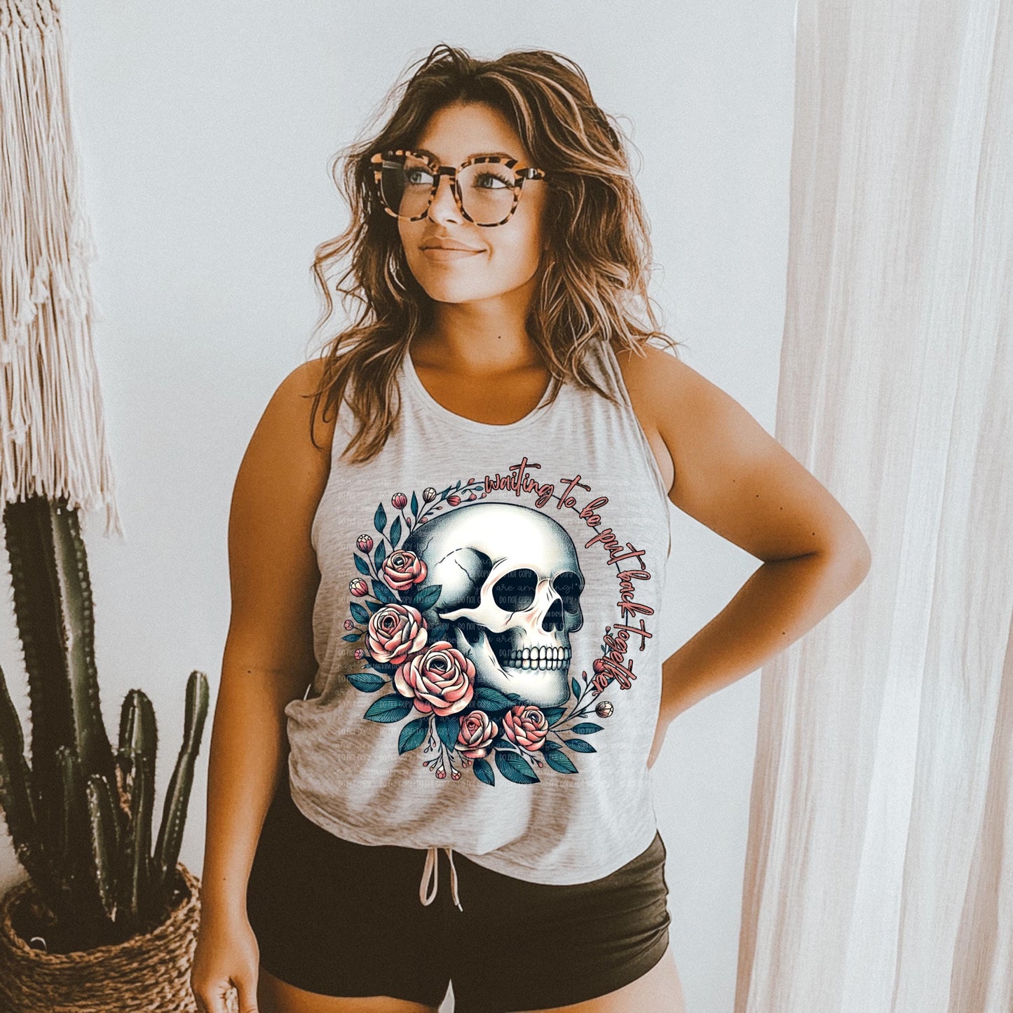 Waiting to be Put Back Together PNG Self Love Digital Design Mental Health Sublimation Design
