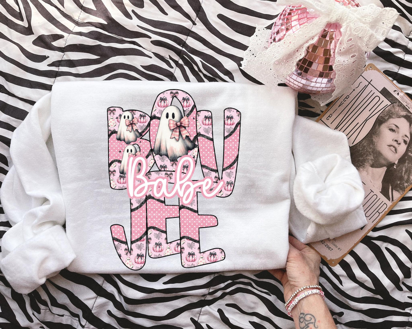 Boujee Babe PNG Ghost Digital Download Spooky Sublimation