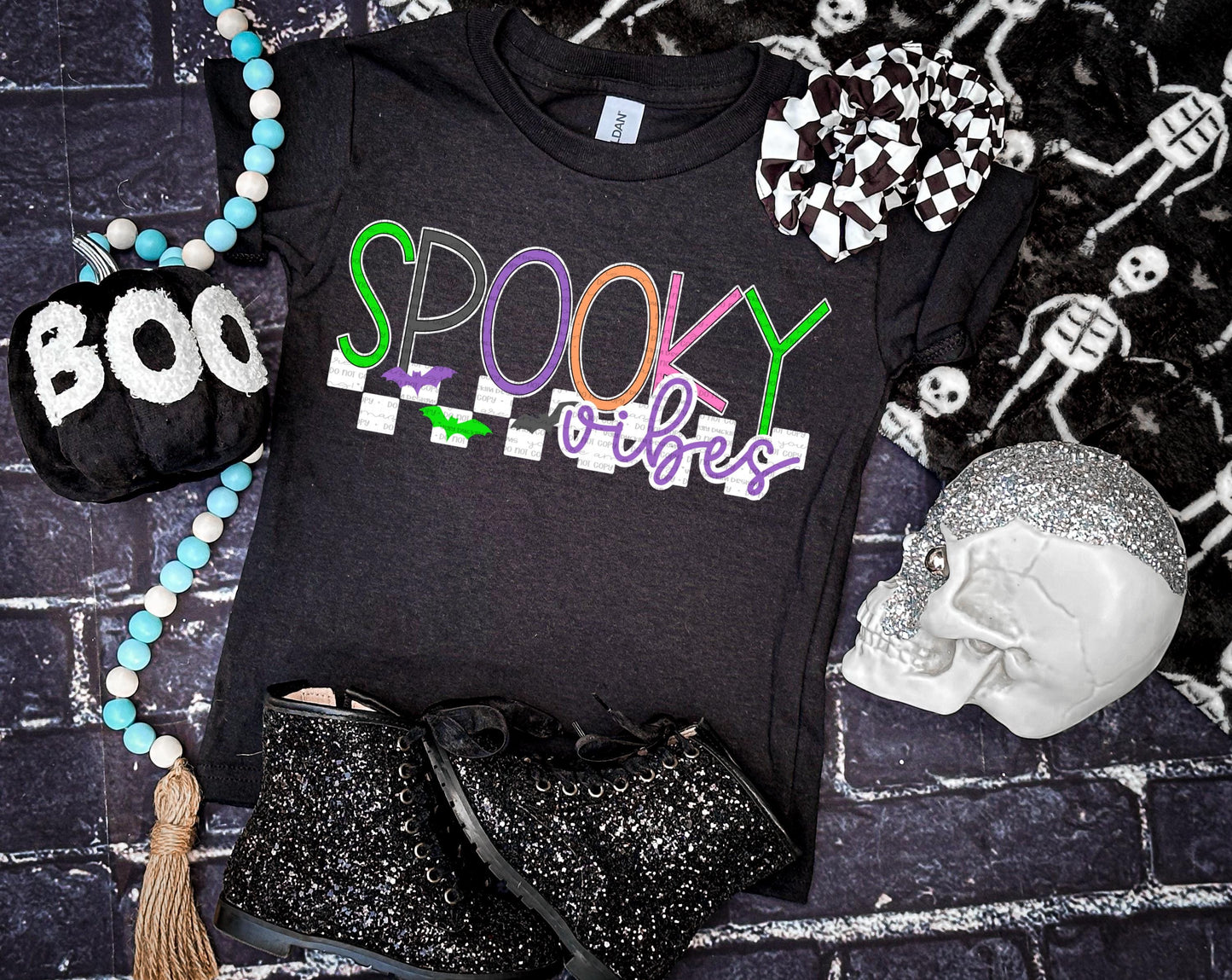 Spooky Vibes PNG Halloween Digital Download Ghost Sublimation