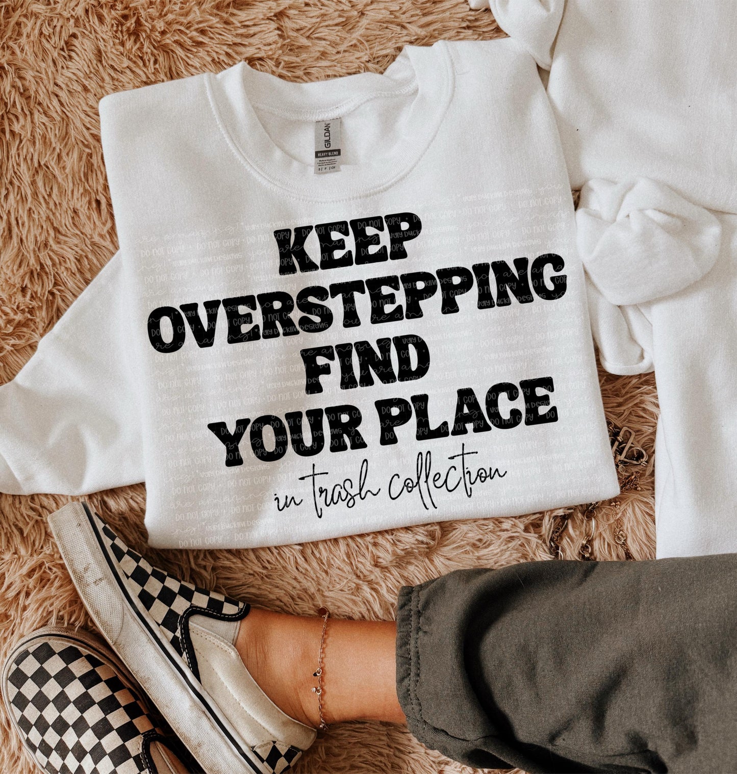 Keep Overstepping PNG, Trendy Digital Download, Snarky PNG