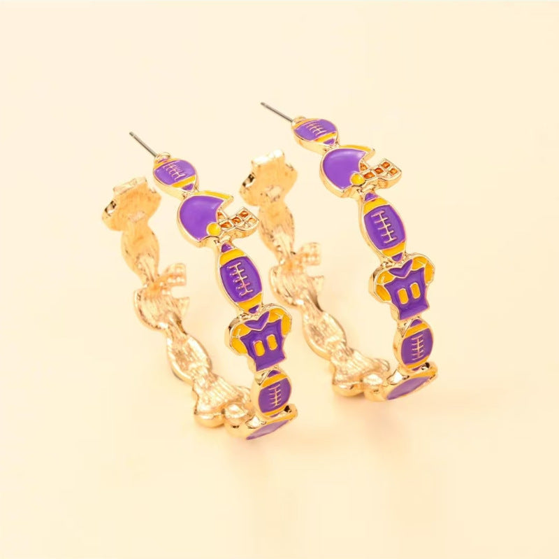 PREORDER: Game Day Hoop Earrings 8.3.26 OSYM