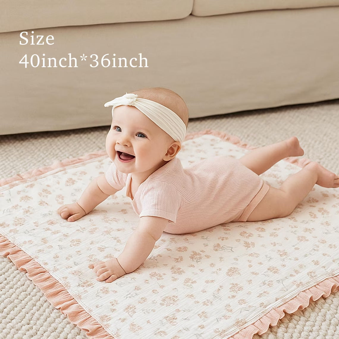 PREORDER: The Heirloom Ruffle Blanket 8.24.26 OSYM