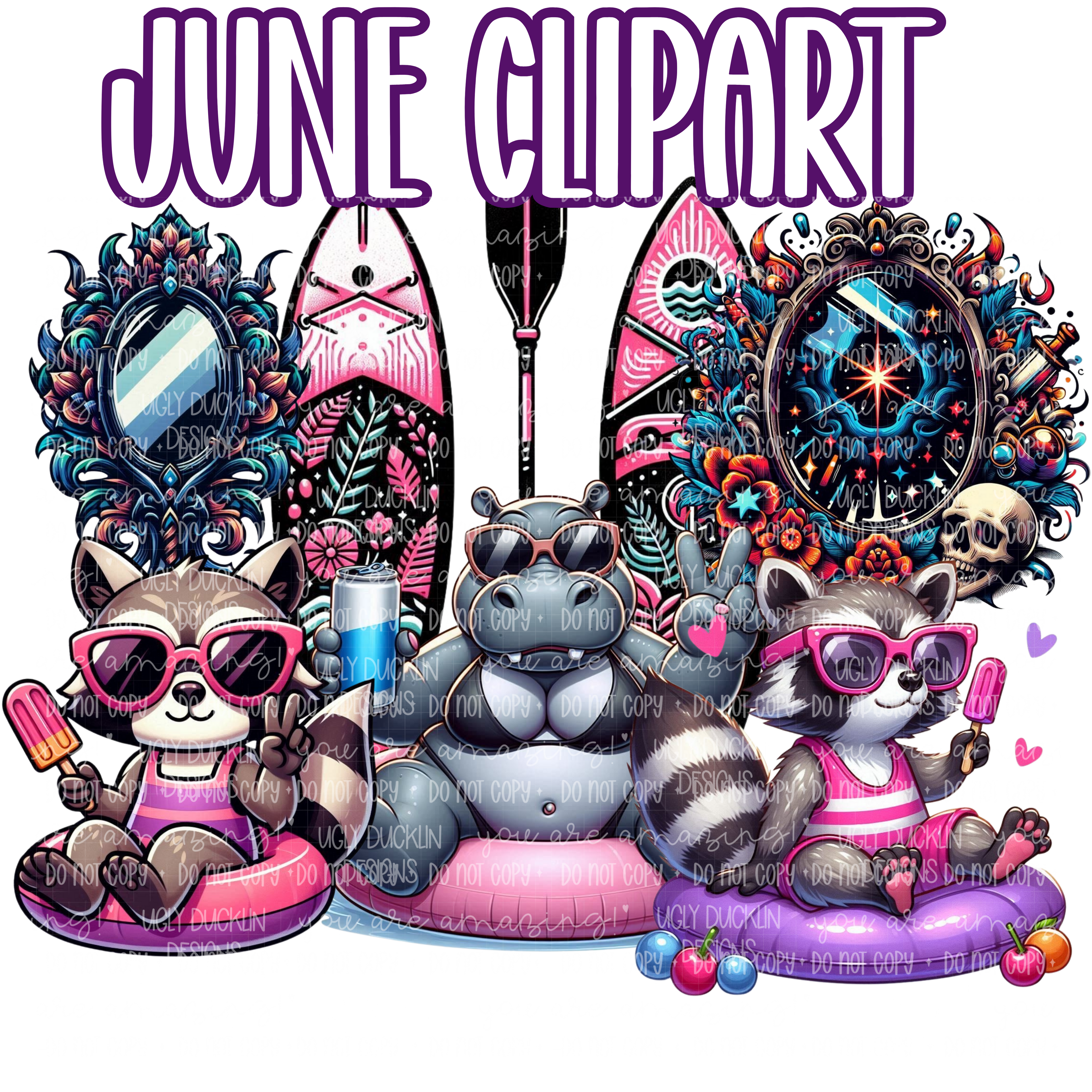 June Clipart 25 Drive PNG