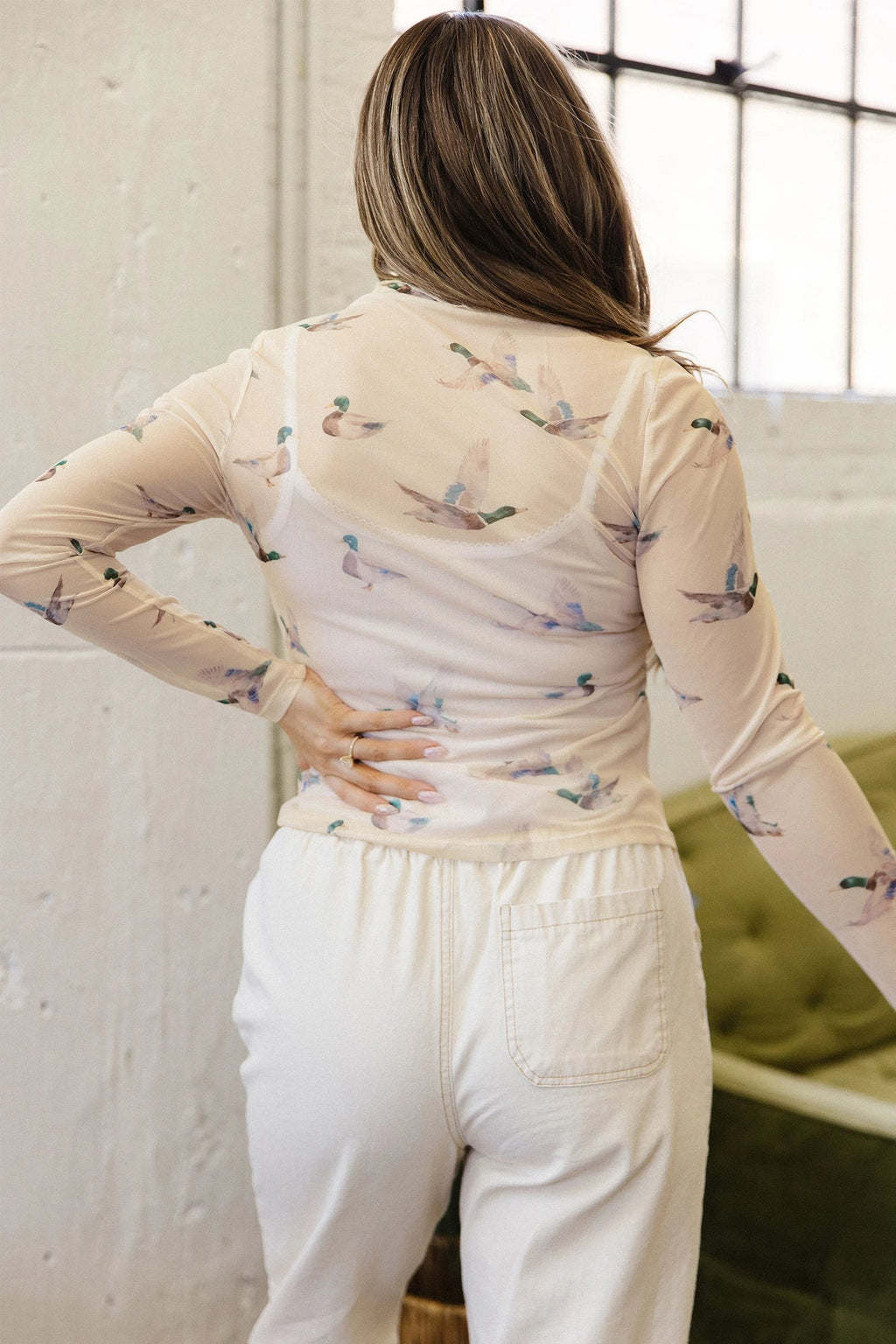 PREORDER: Mallard duck sheer shirt  7.20.26 osym