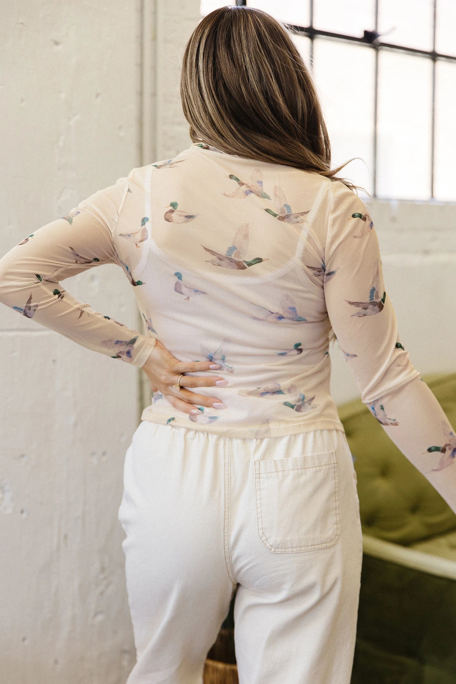 PREORDER: Mallard duck sheer shirt  7.20.26 osym