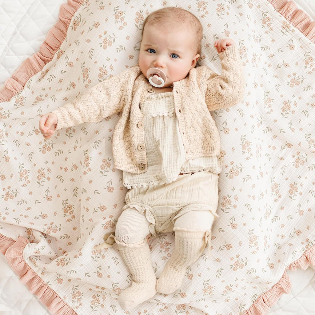 PREORDER: The Heirloom Ruffle Blanket 8.24.26 OSYM
