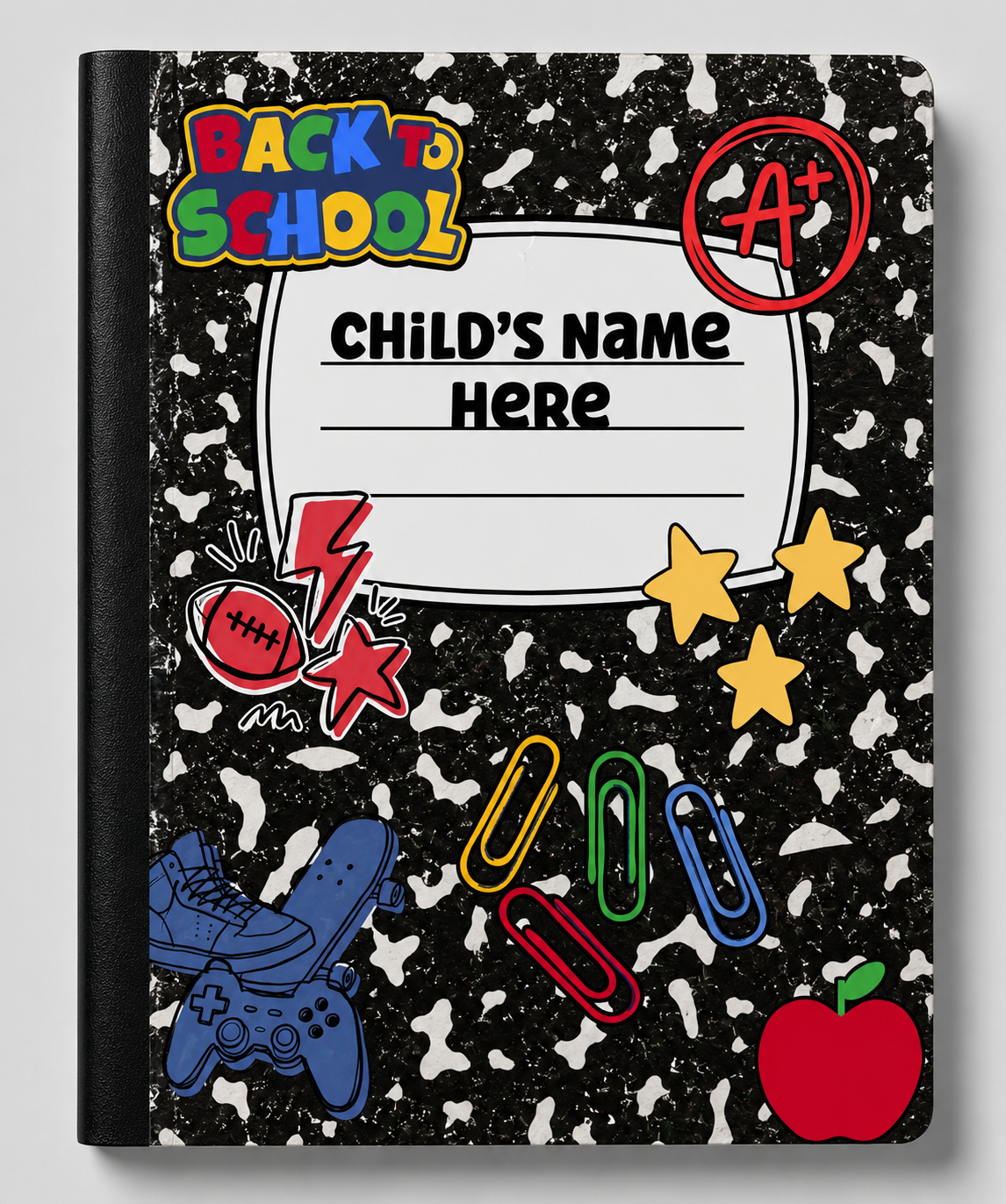 Editable Canva Composition Notebook