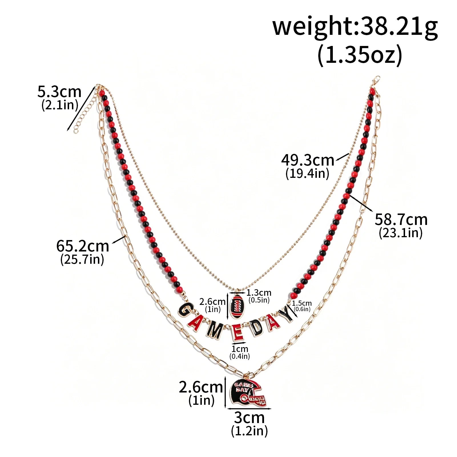 PREORDER: Game Day Layered Necklace 8.3.26 OSYM
