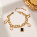 PREORDER: Clover Double Chain Bracelet 8.3.26
