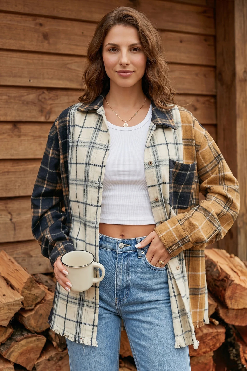 PREORDER: Haisley Multi-Plaid Top  8.3.26