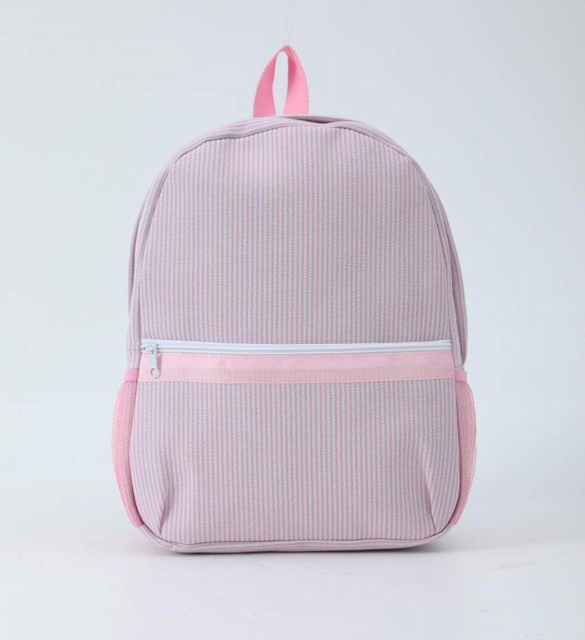 PREORDER: Custom Seersucker Backpack RERUN 7.13.26