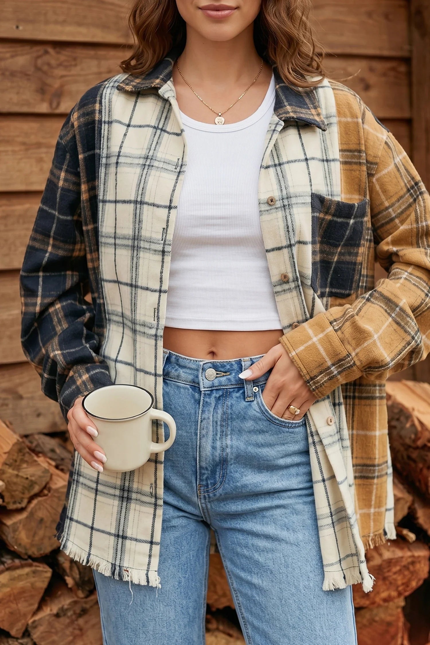 PREORDER: Haisley Multi-Plaid Top  8.3.26