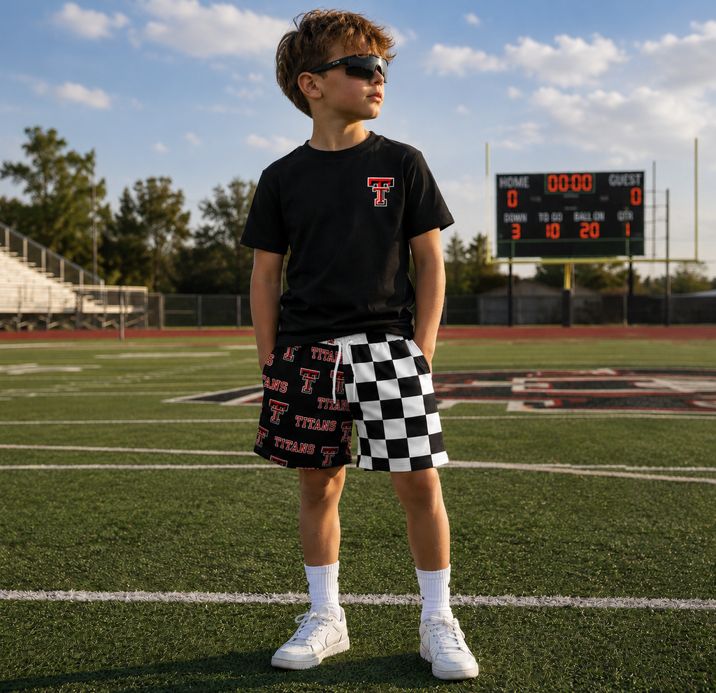 PREORDER: Boys Split Side Shorts (Fully Custom) RERUN 7.20.26