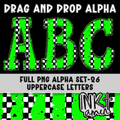 Neon Green Checkered Alpha
