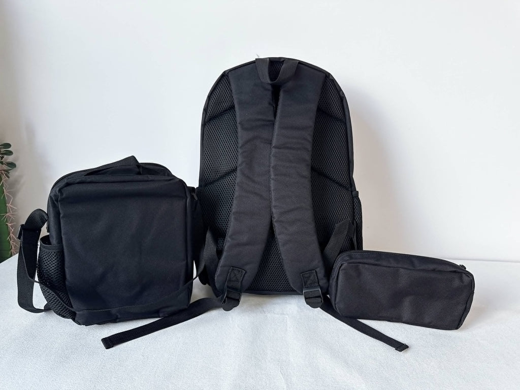 PREORDER: Custom Backpack, Lunch Bag + Pencil Case Set 7.6.26 osym