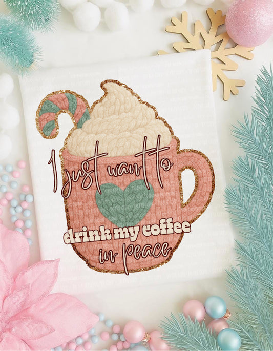 I just want to drink my coffee in peace