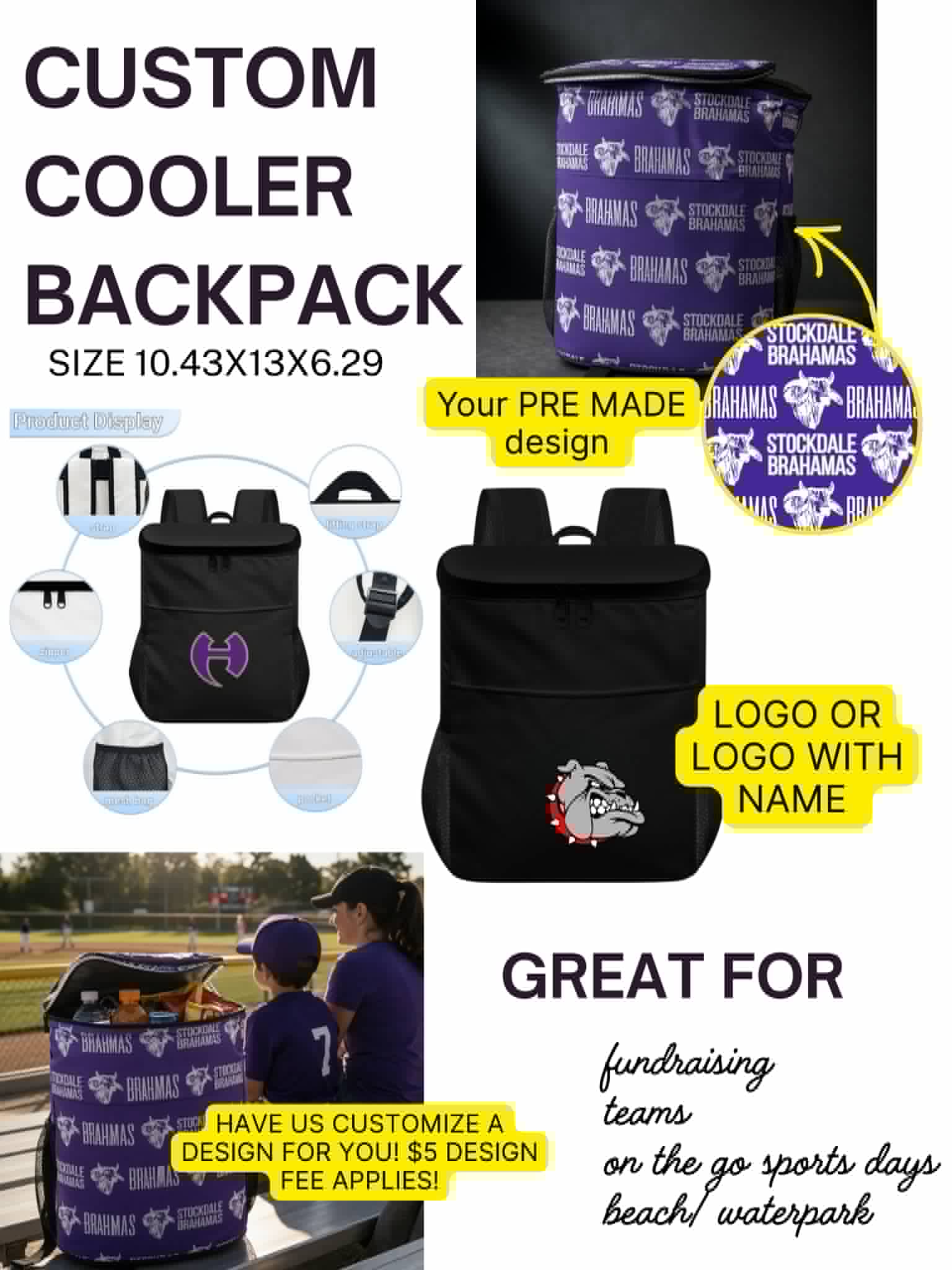 PREORDER: Seamless Custom Cooler Backpack RERUN 6.8.26