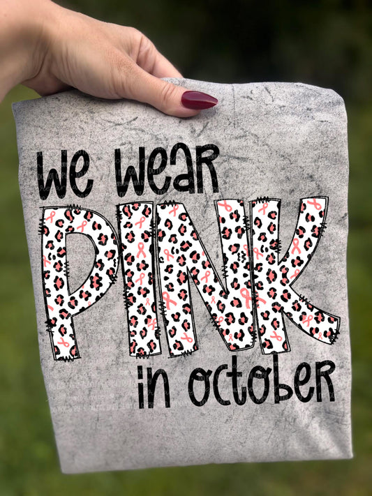 We Wear Pink in October