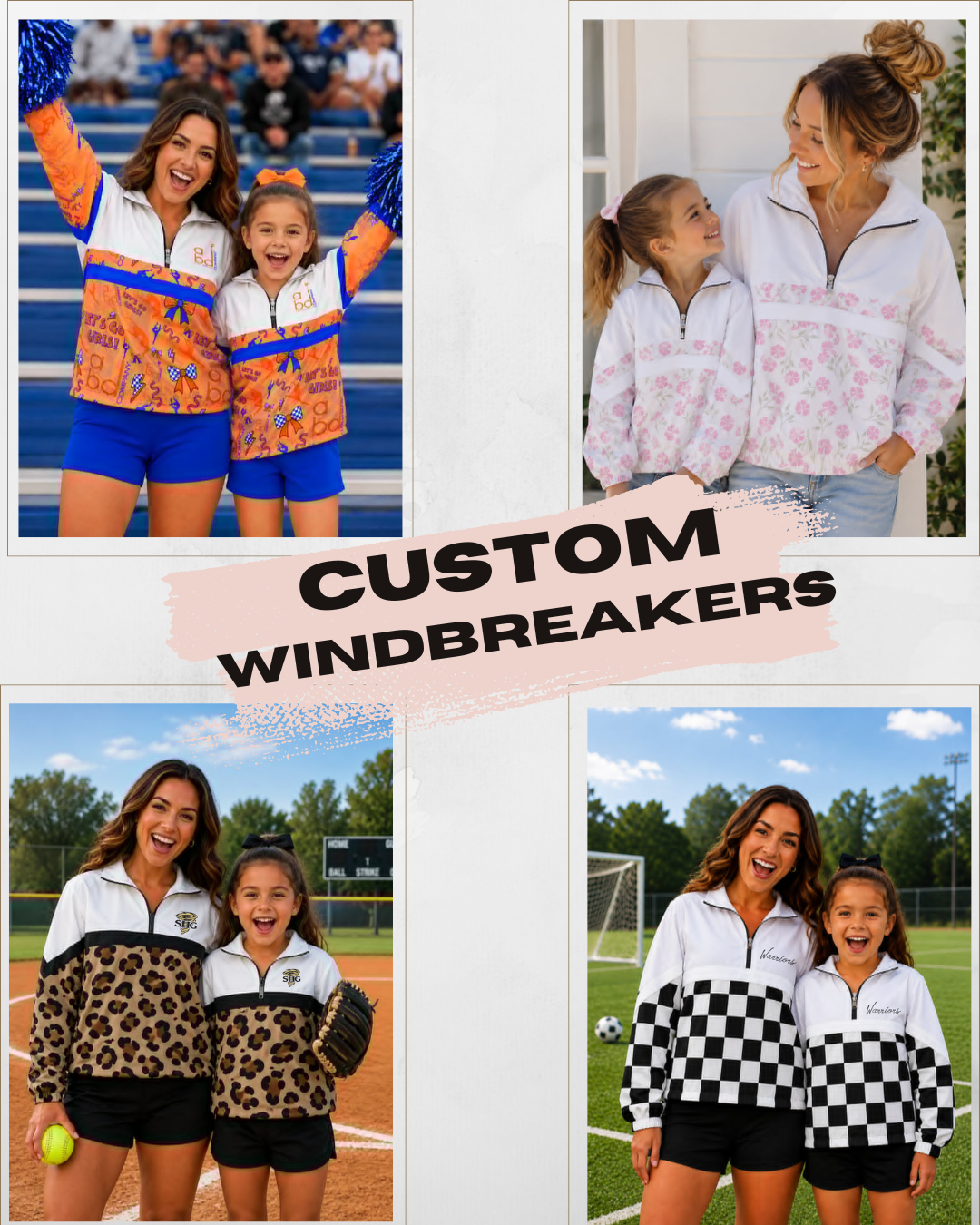 PREORDER: Customer Designed Mommy & Me Windbreaker RERUN -MUST PROVIDE MOCK # 8.24.26