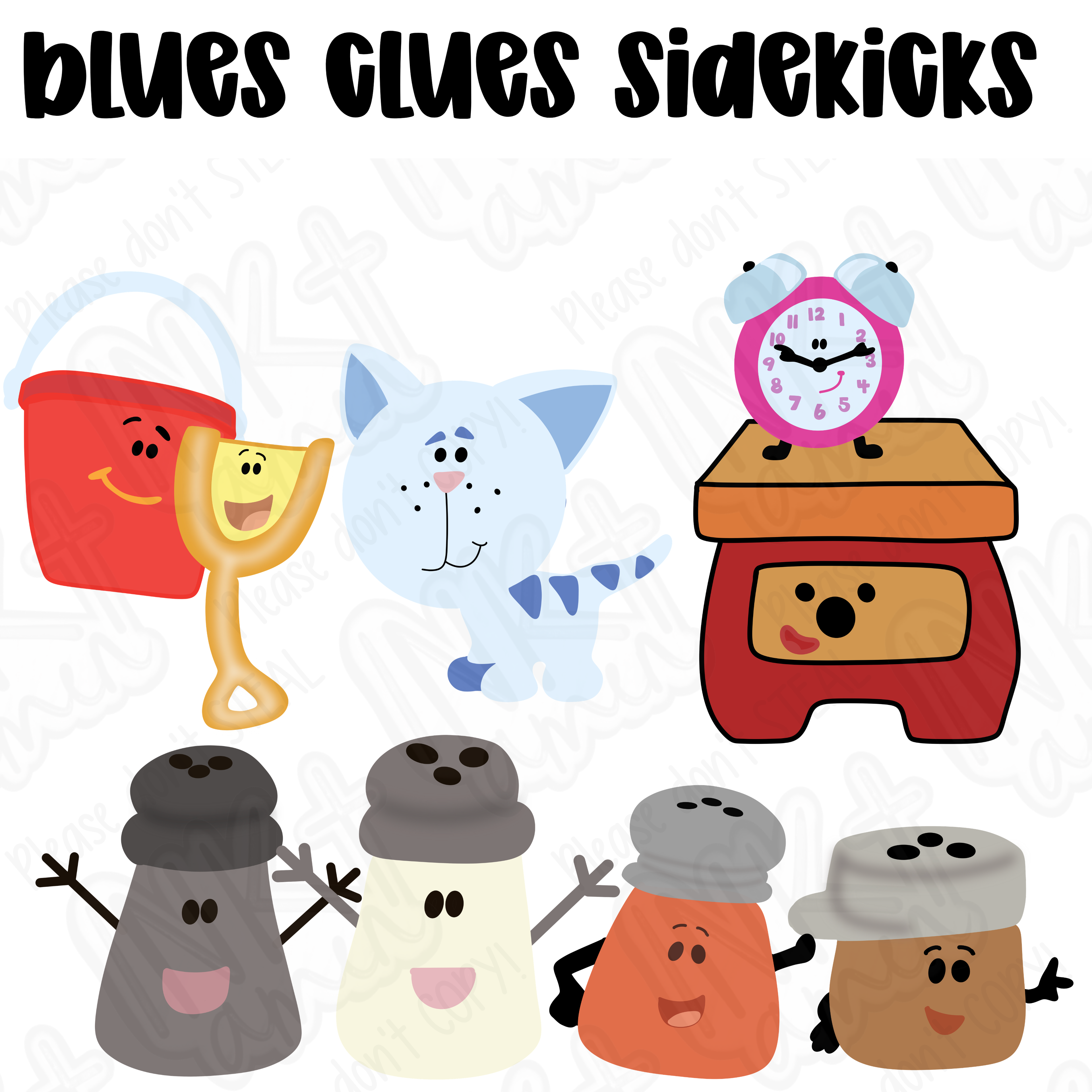 Blue Dog Clipart