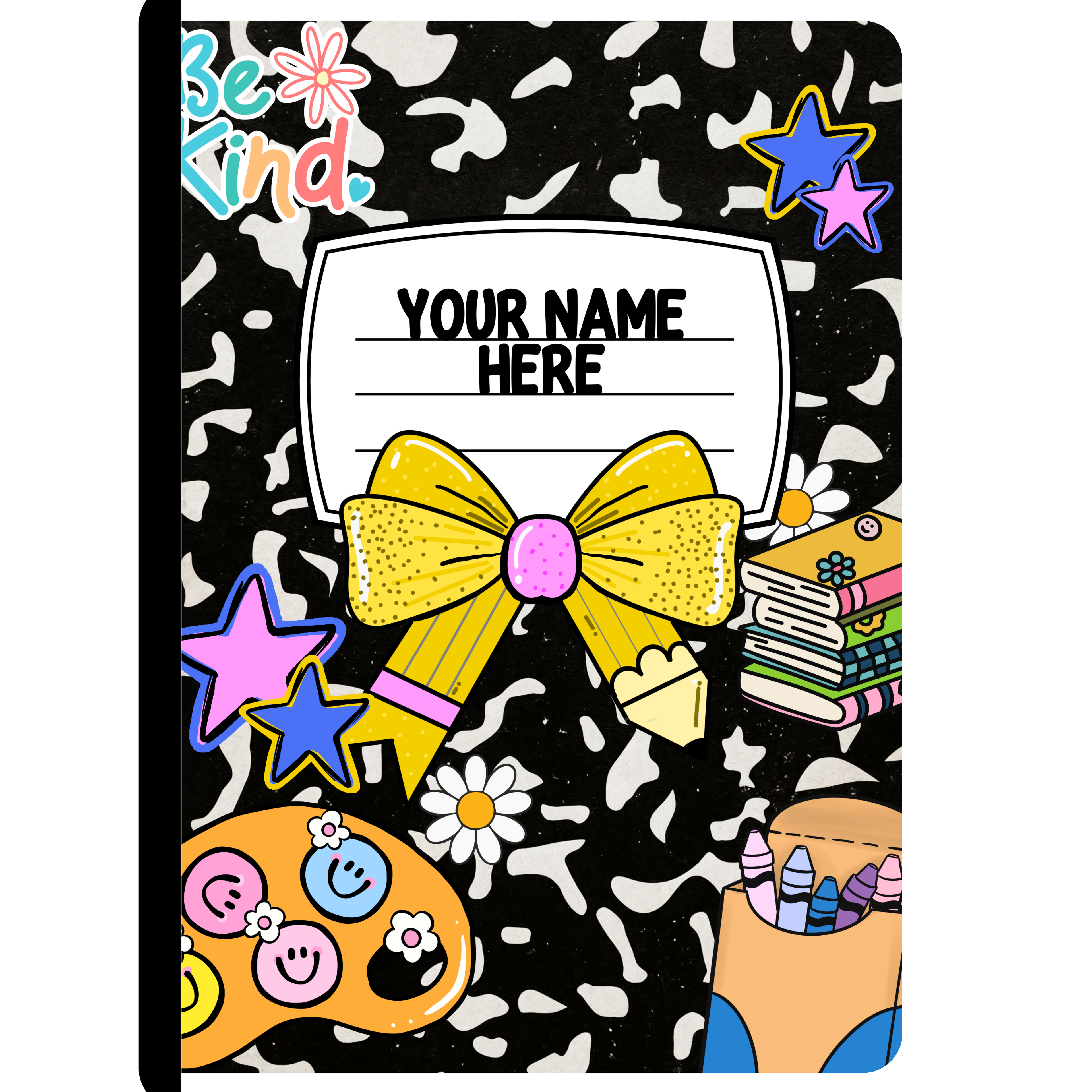 Editable Canva Composition Notebook