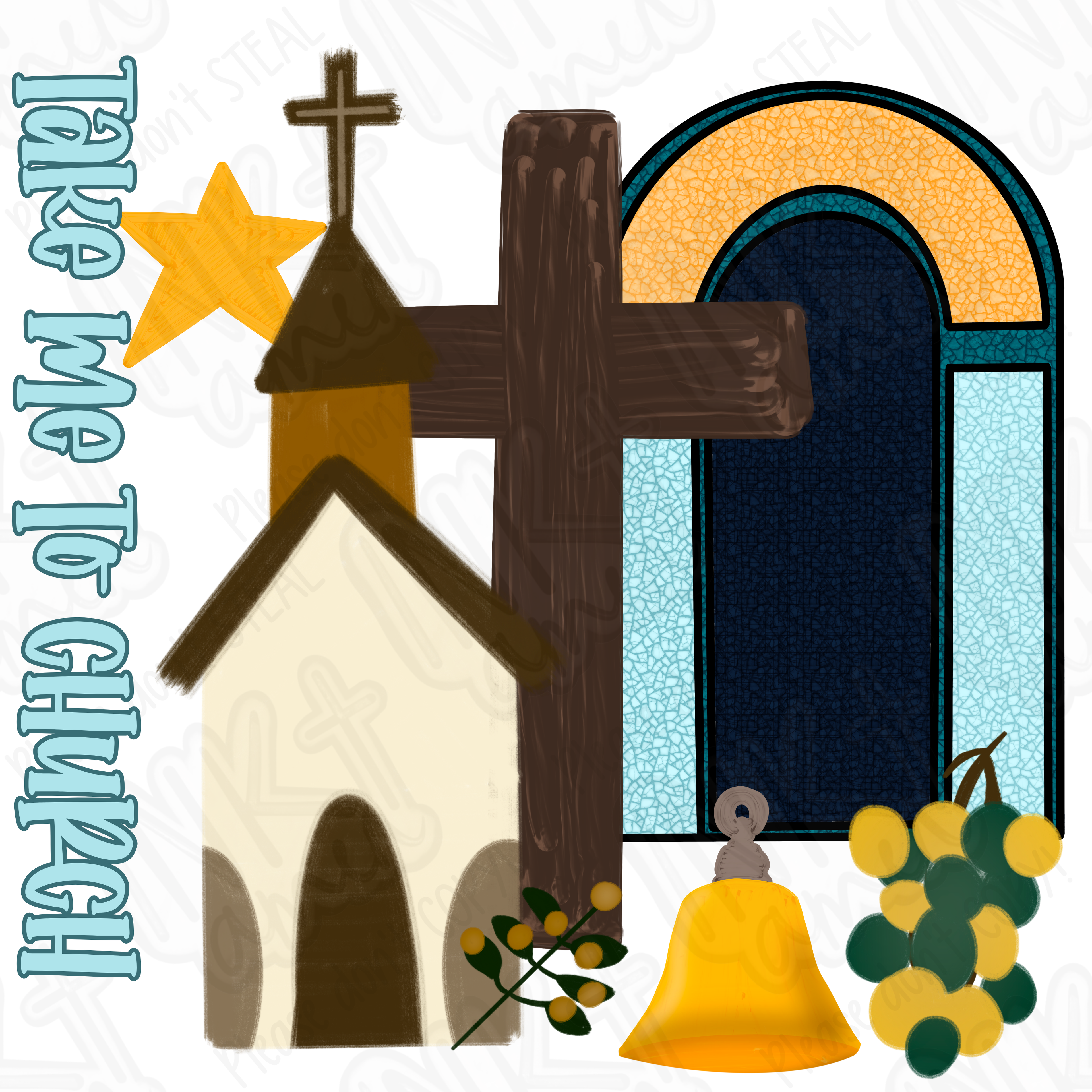 Handdrawn in Faith Clipart Collab
