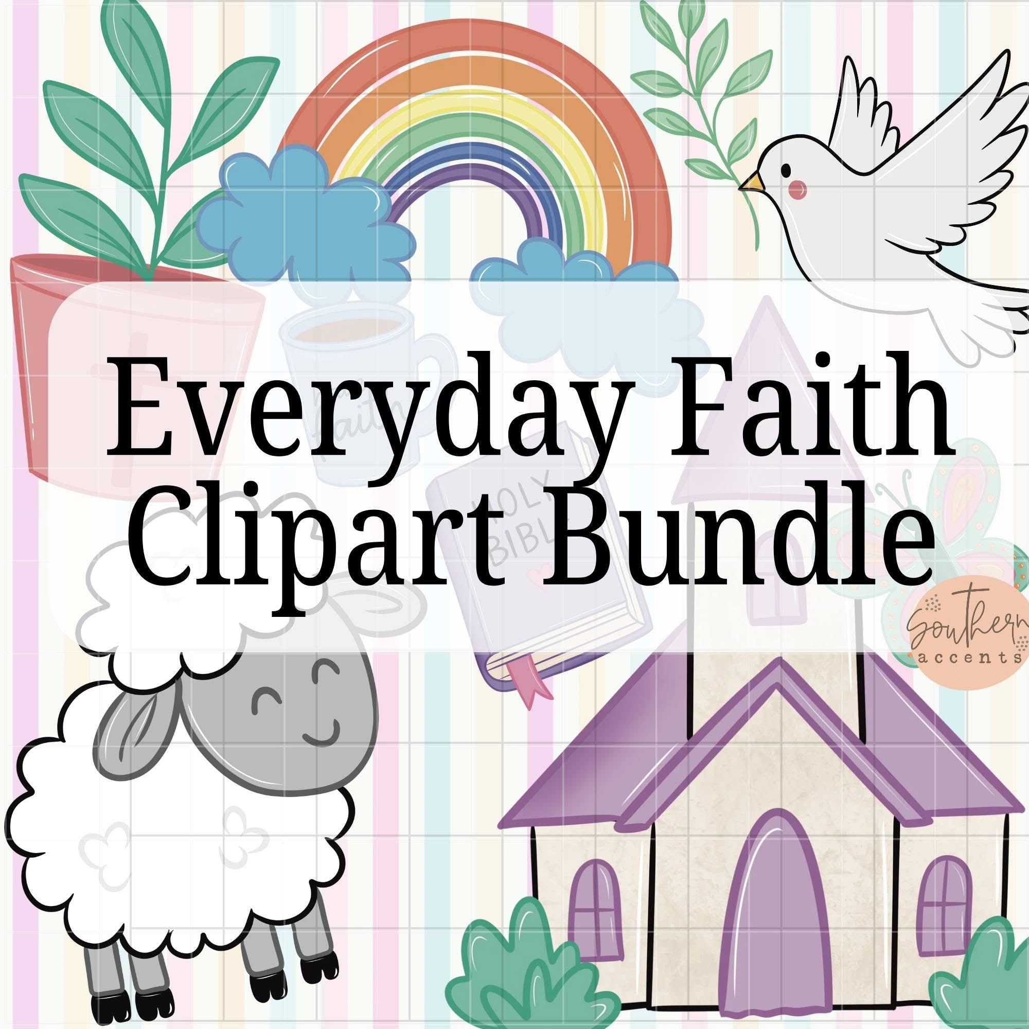 Handdrawn in Faith Clipart Collab