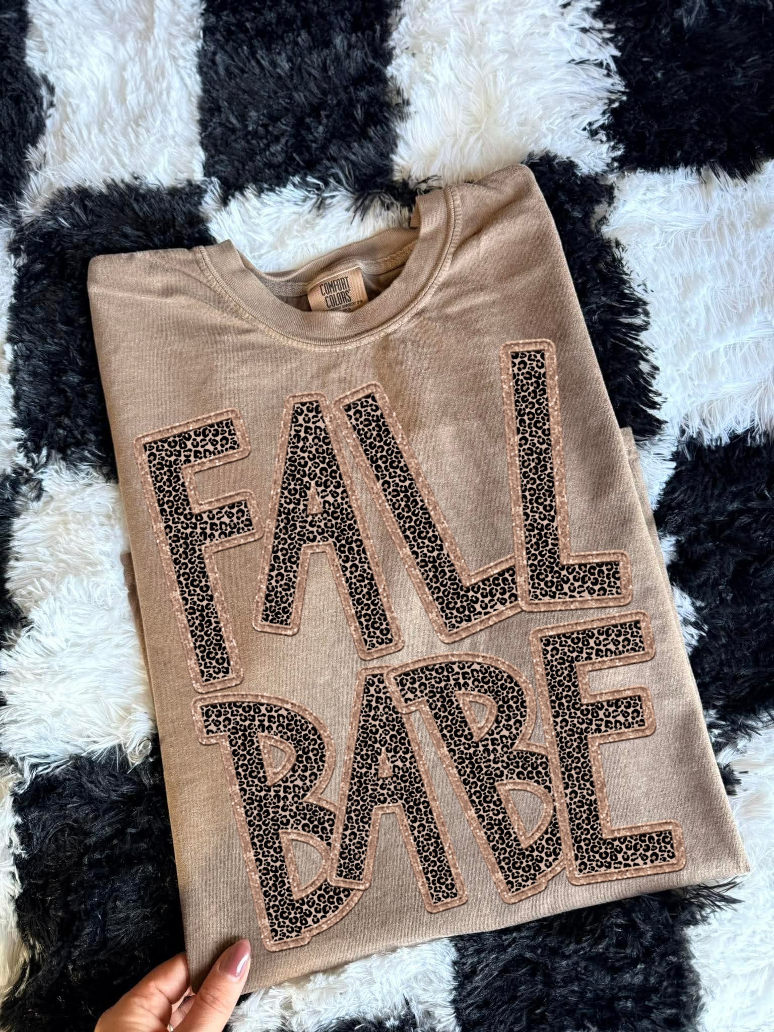 EXCLUSIVE FALL BABE FRONT AND BACK