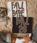 EXCLUSIVE FALL BABE FRONT AND BACK