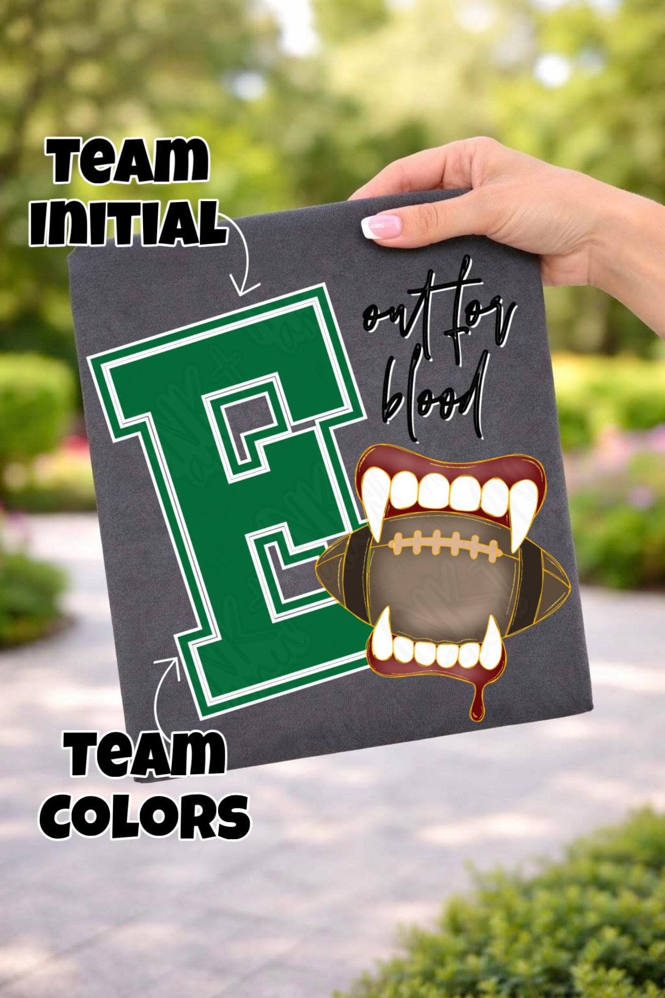 Football Out for Blood Template