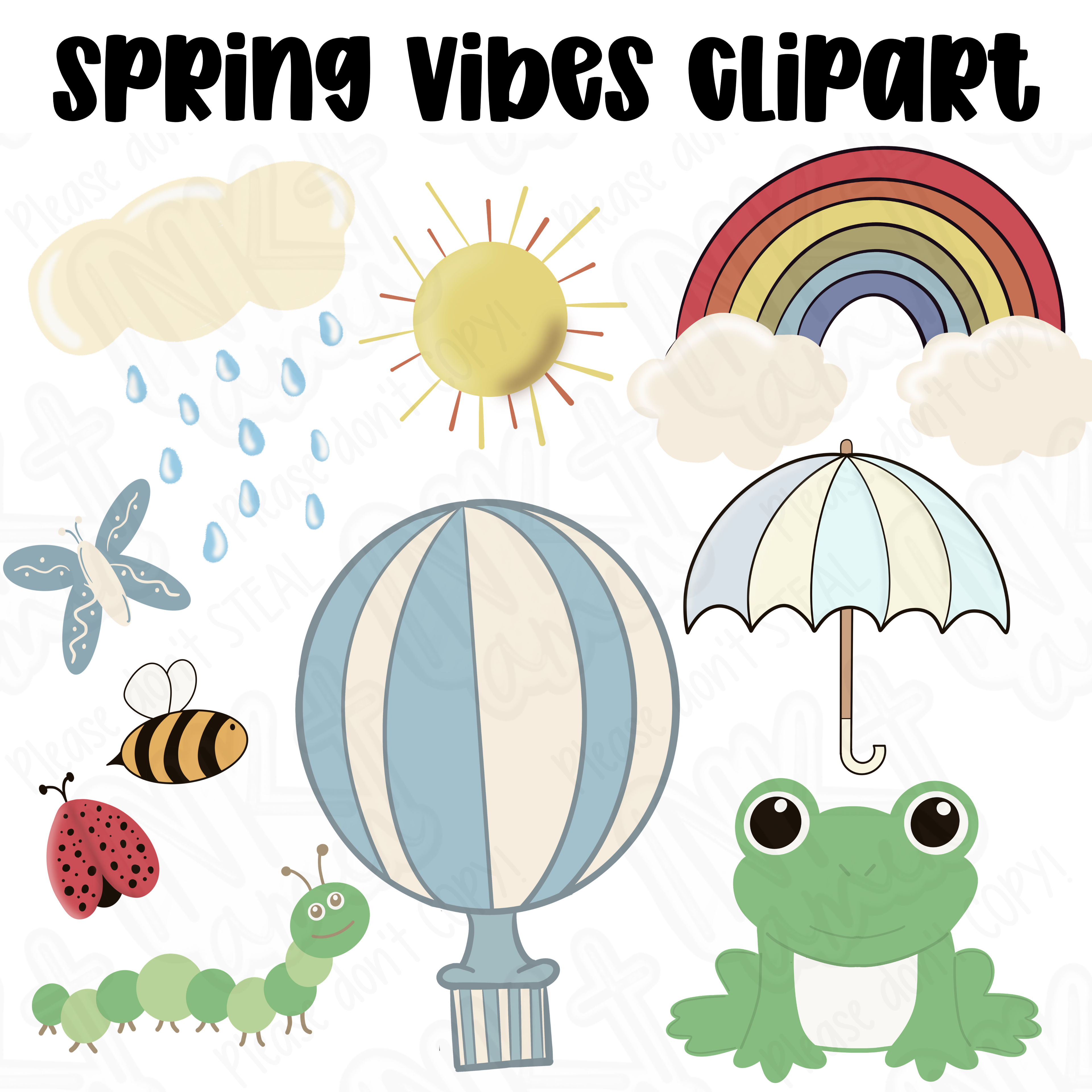 Spring Vibes Clipart