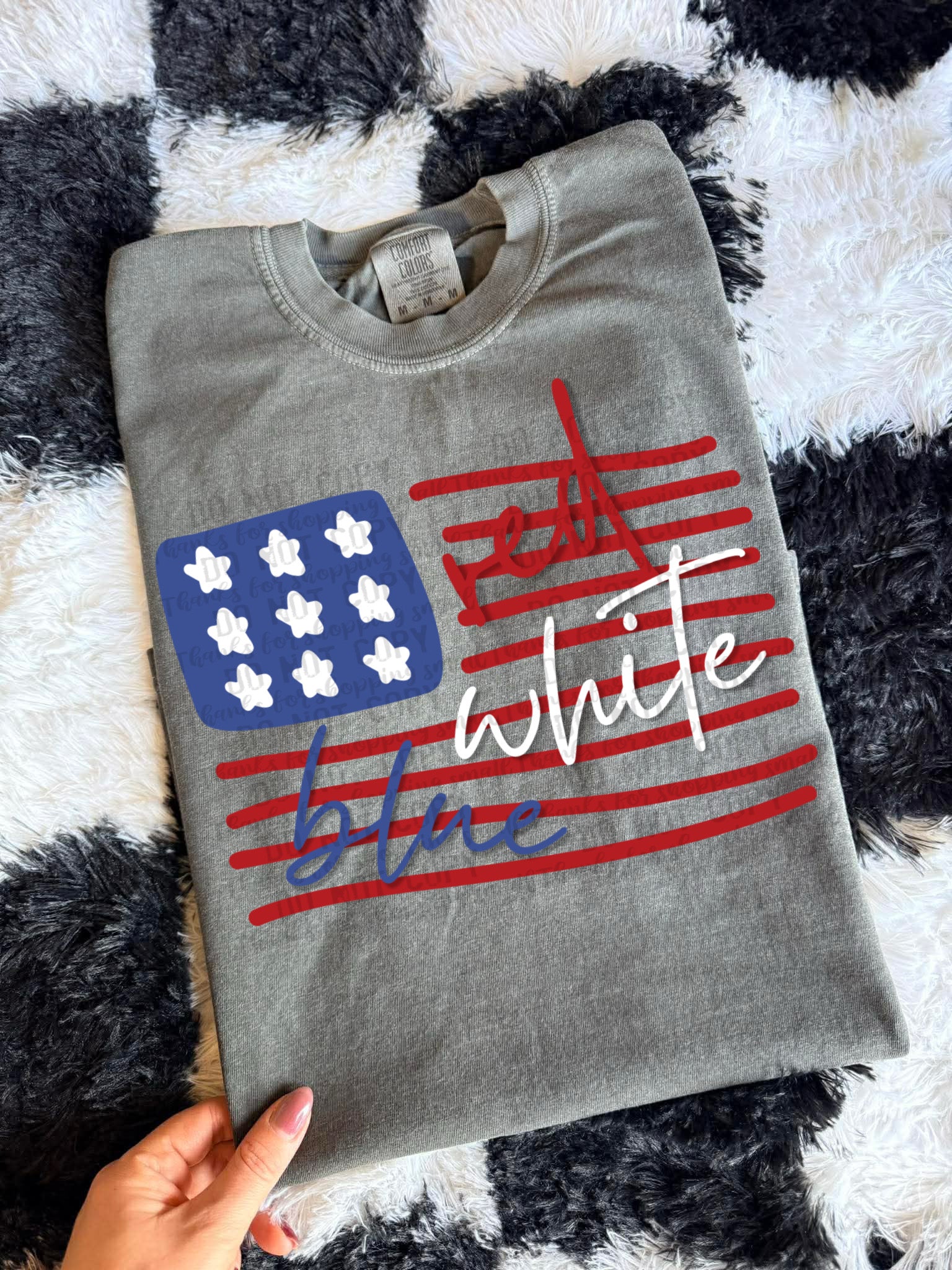 Red white and blue