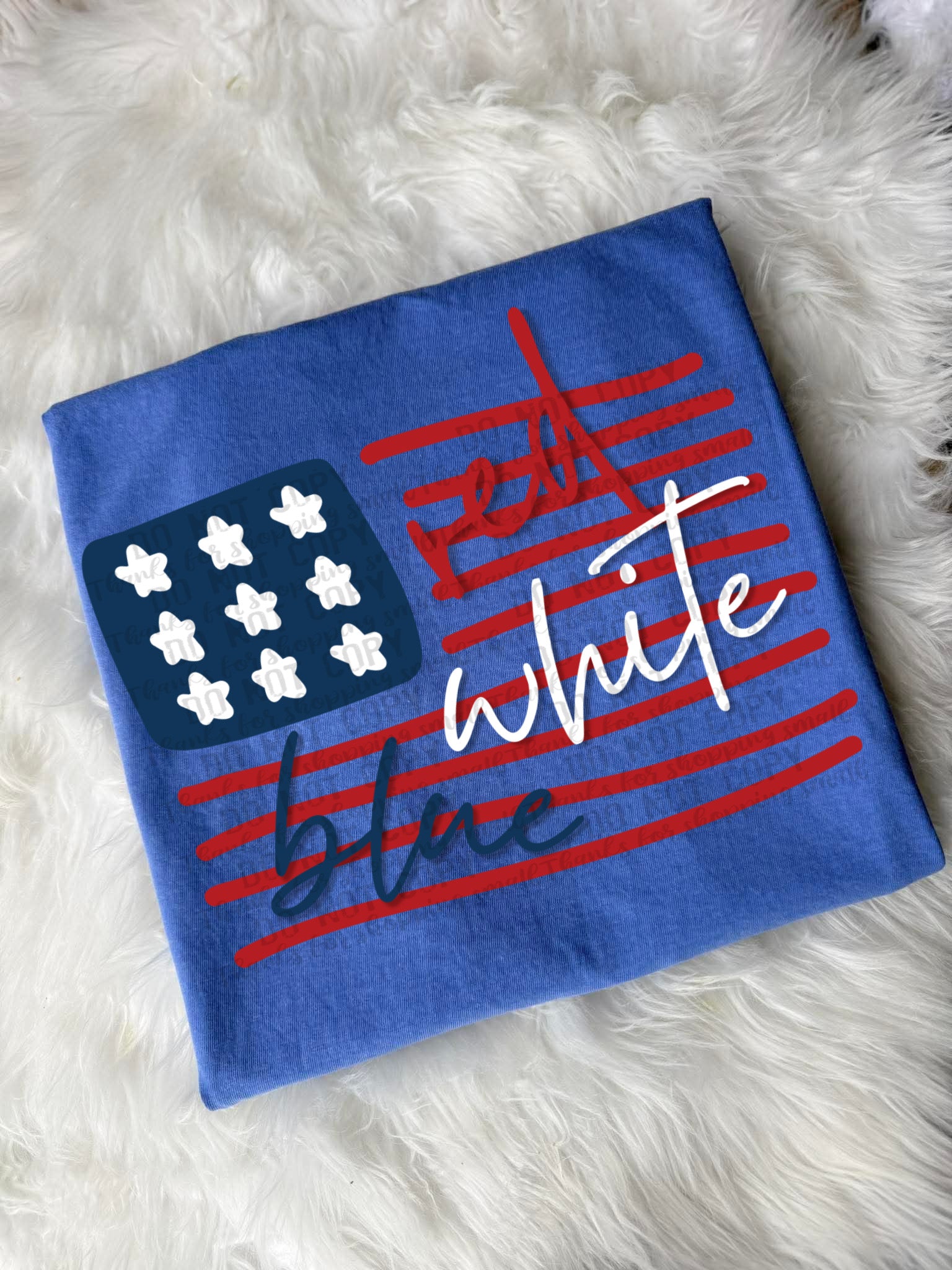 Red white and blue