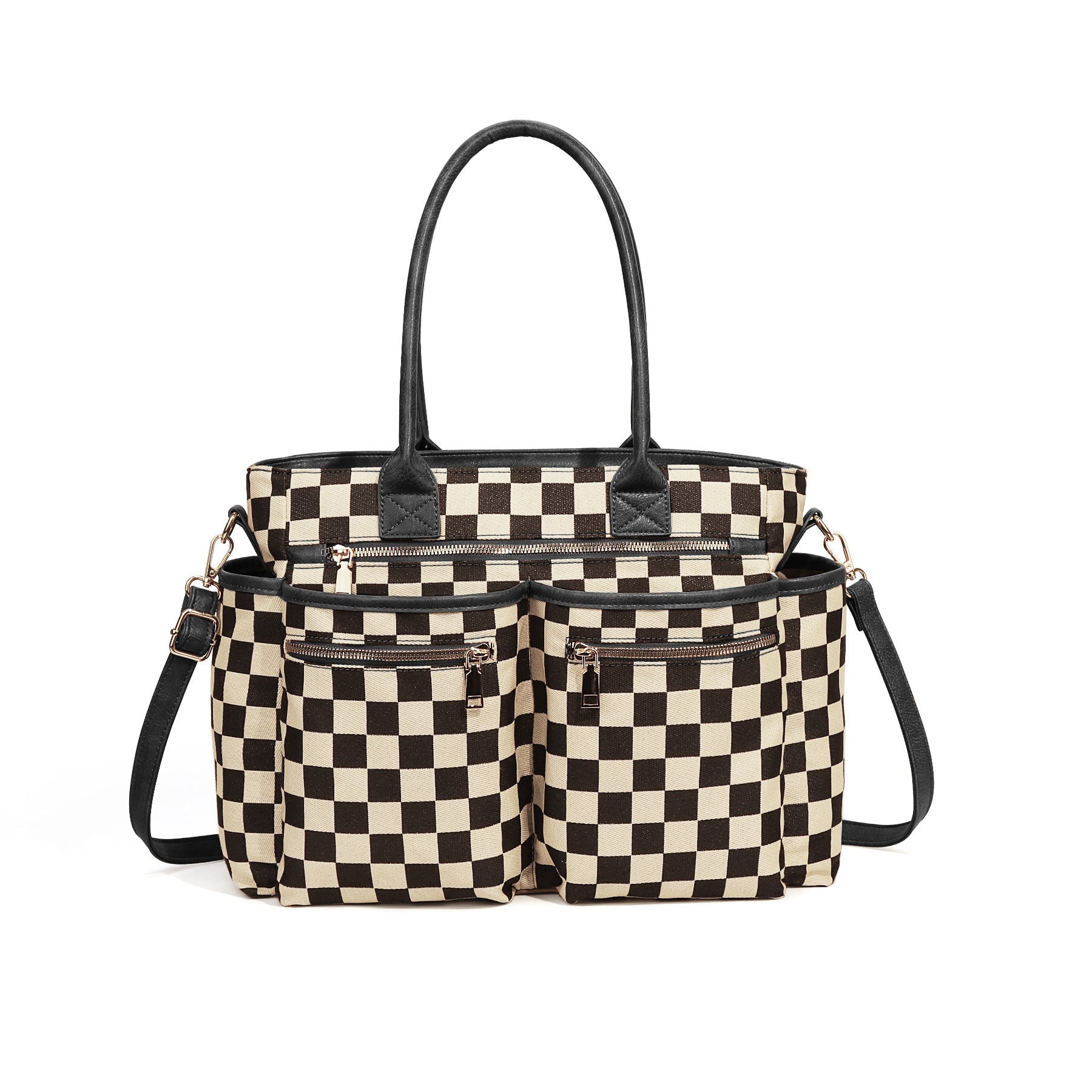 PREORDER: On-The-Go Checkered Organizer Tote RERUN 6.8.26 osym