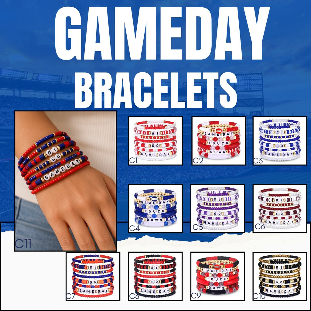 PREORDER: Game Day Bracelet Sets 7.6.26 osym