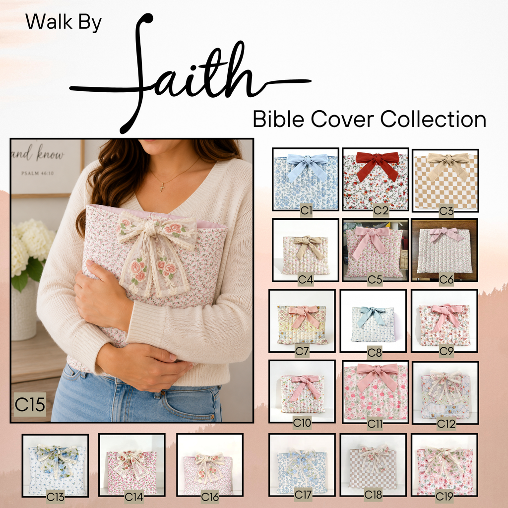 PREORDER: Walk By Faith Bible Cover Collection 7.6.26 osym