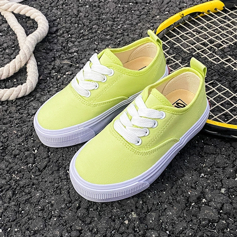 PREORDER: Kid's Canvas Lace-up Shoes  RERUN 7.20.26 osym