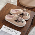 PREORDER: Highland cow with leopard bow slippers 8.24.26 OSYM
