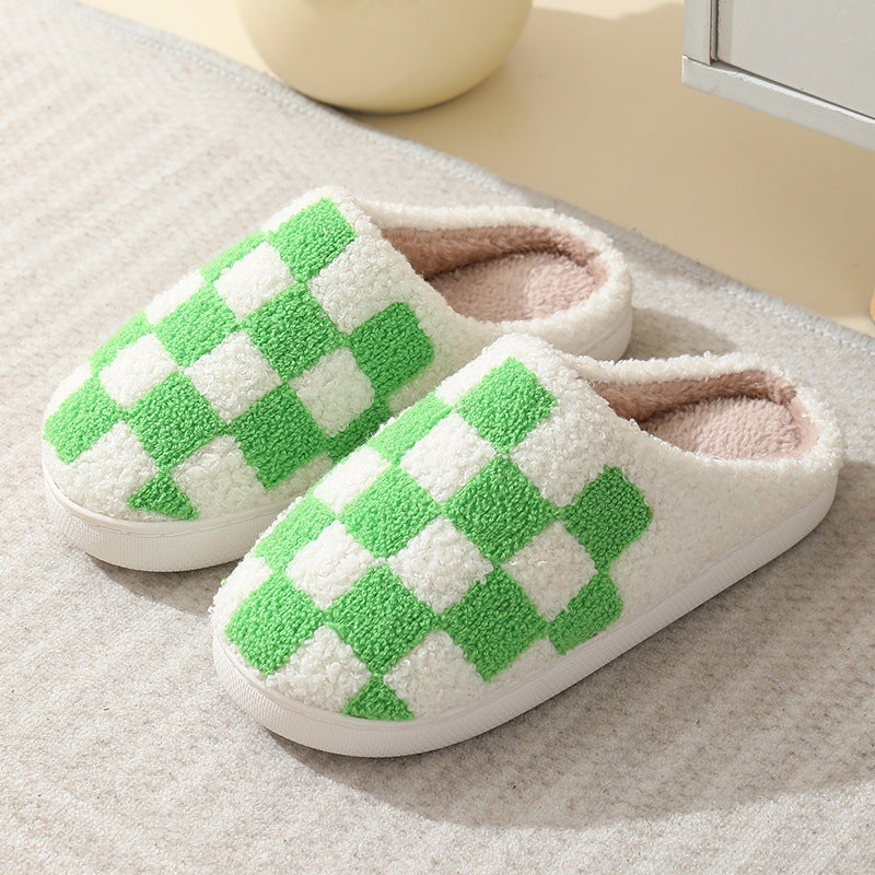 PREORDER: Checkered Cozy Slippers 8.24.26 OSYM