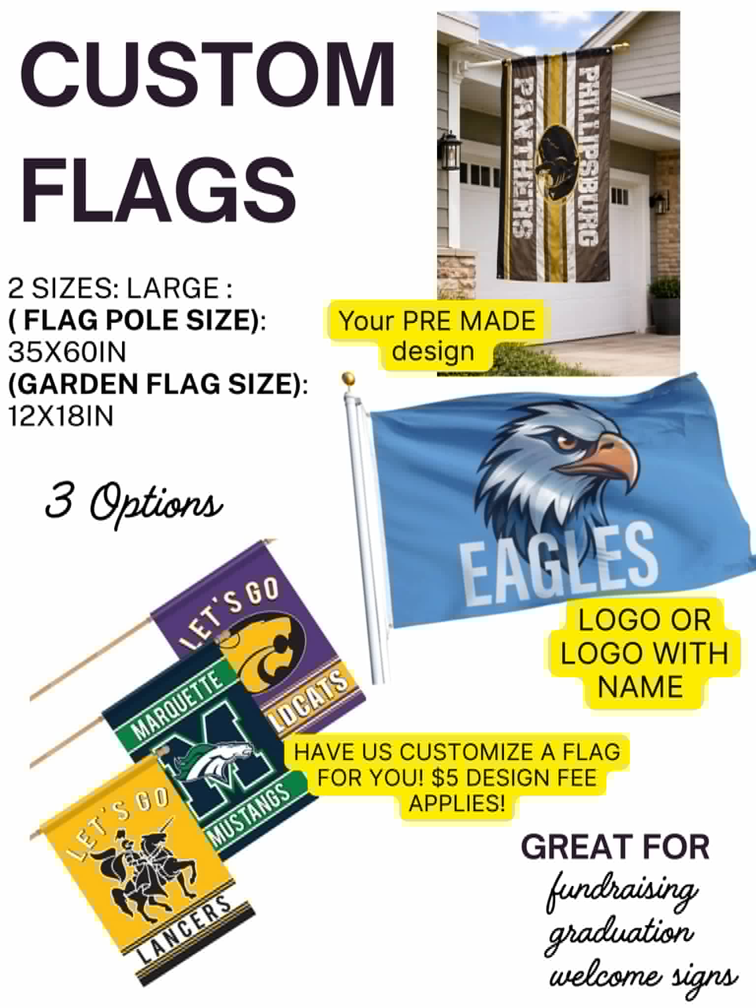 PREORDER: Custom Flags RERUN 6.8.26 osym