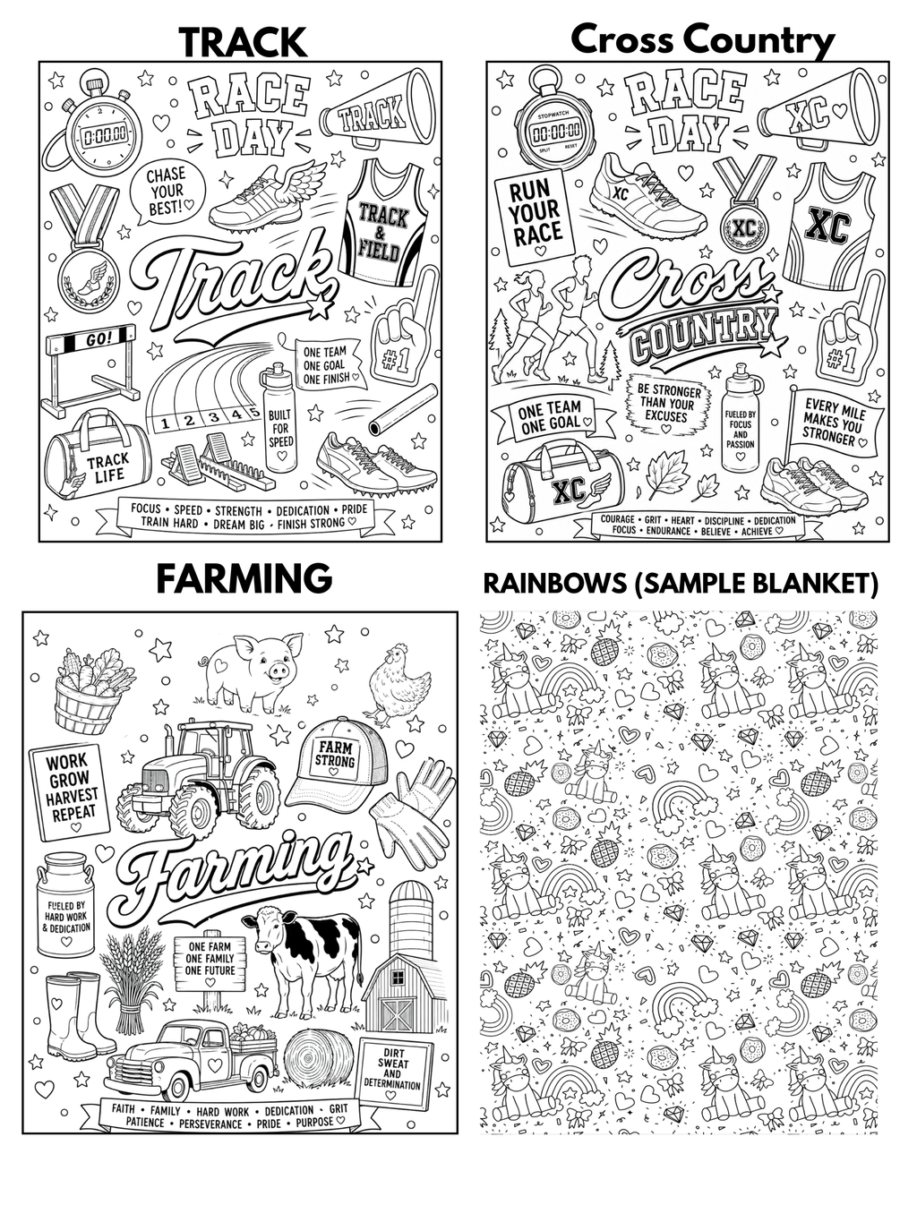 PREORDER: Custom Coloring Blanket (Upload YOUR Design) 8.3.26 OSYM