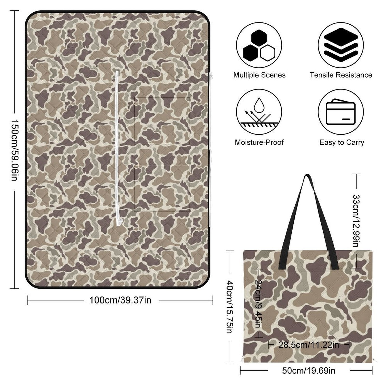PREORDER: Custom Picnic & Play Mat (Solid Color + Logo) RERUN 7.6.26 osym