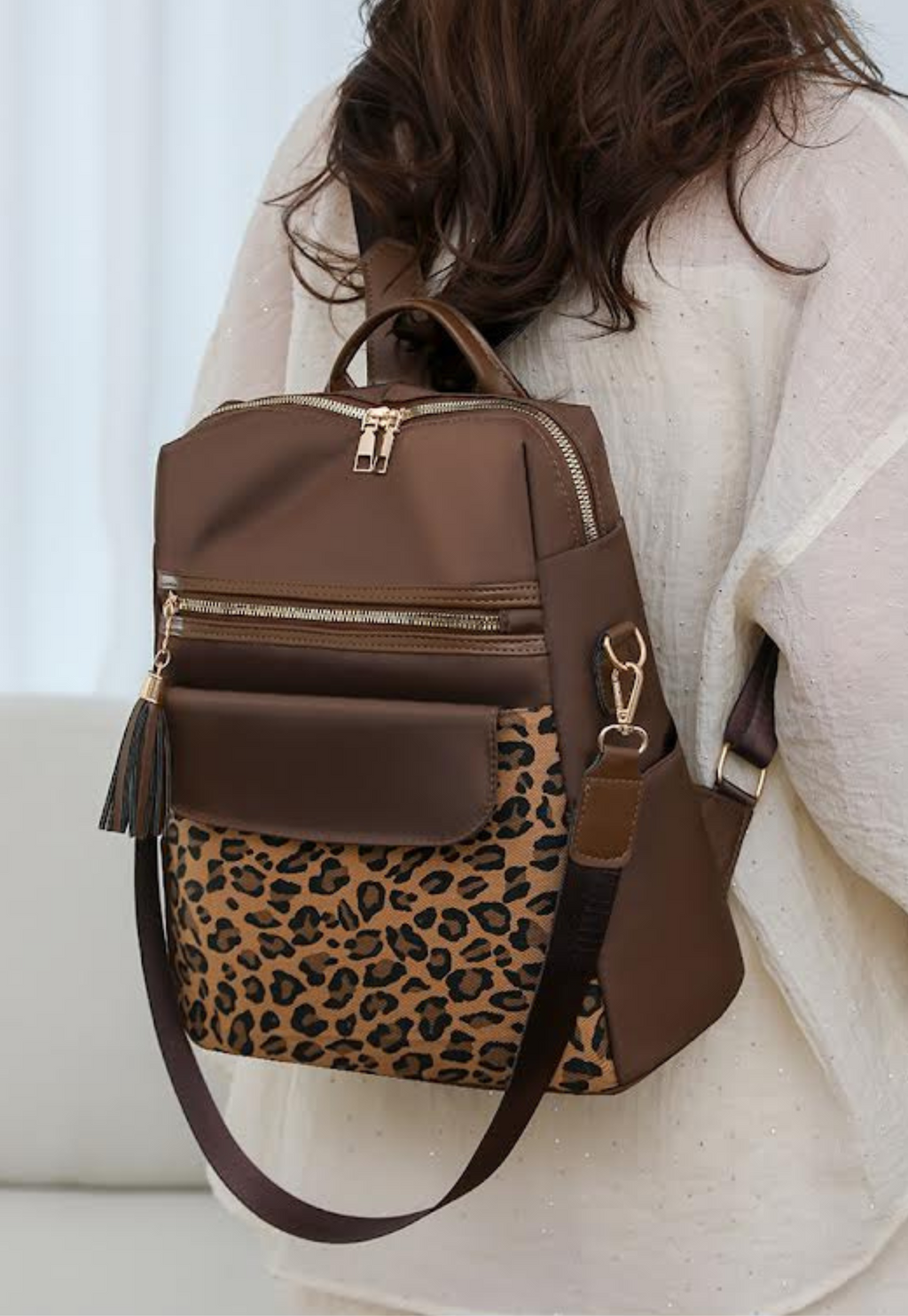 PREORDER: Two Tone Leopard Backpacks  8.24.26 OSYM