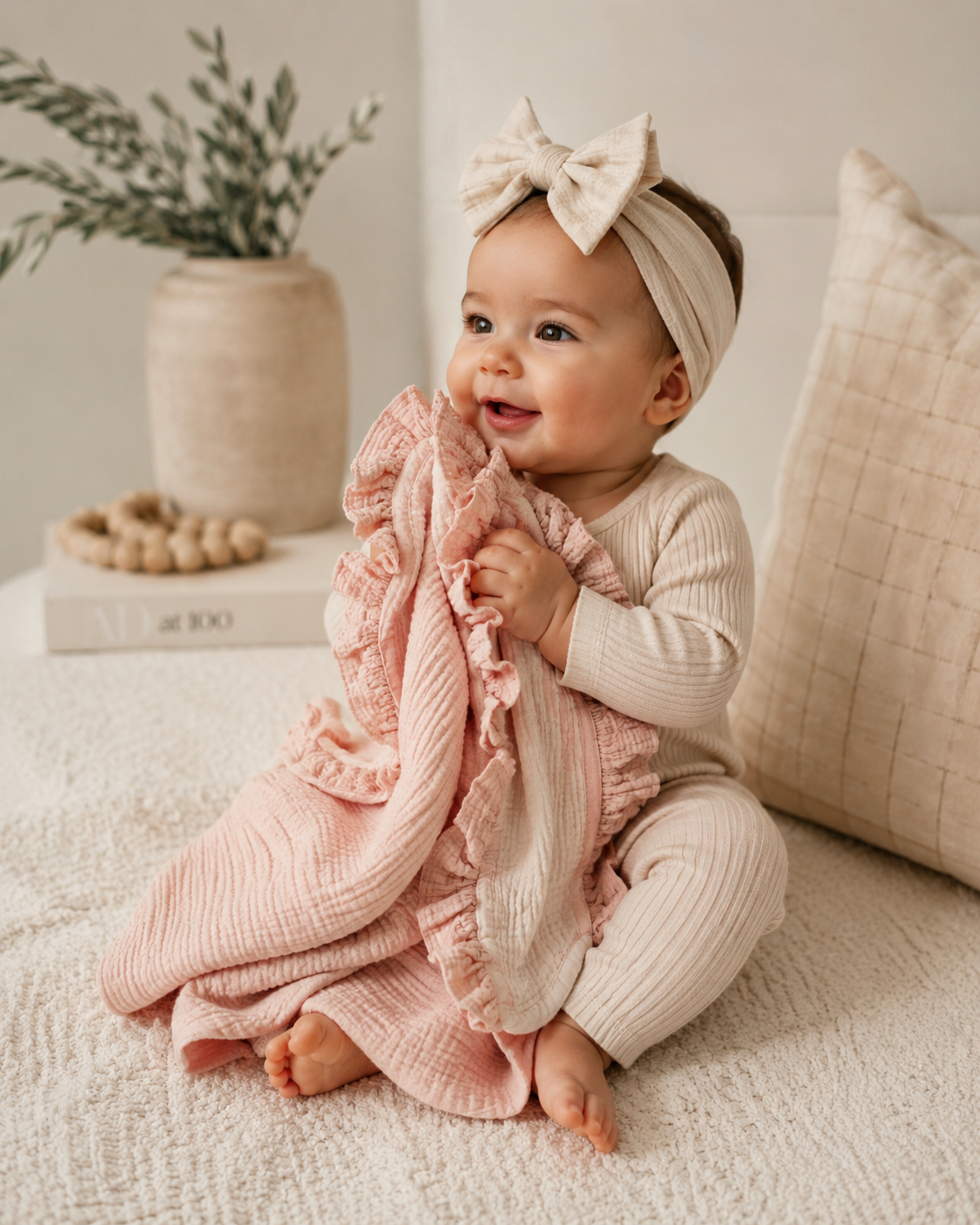 PREORDER: The Heirloom Ruffle Blanket 8.24.26 OSYM